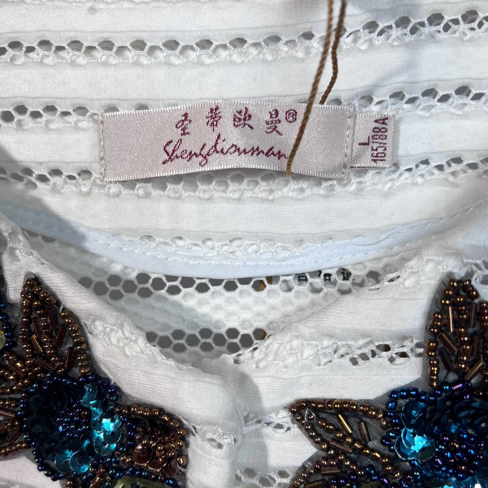 Dynasty Shengdiouman (L) Jacket Mom Nature Embellished Beading - Picture 12 of 16